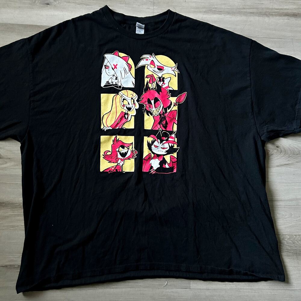 Hazbin Hotel's Guests by MAMETCHI  Limited Edition Print Unisex Shirt Sz 4XL